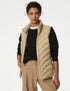Feather & Down Packaway Puffer Gilet